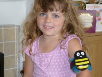 Carlie aged 4 3/4